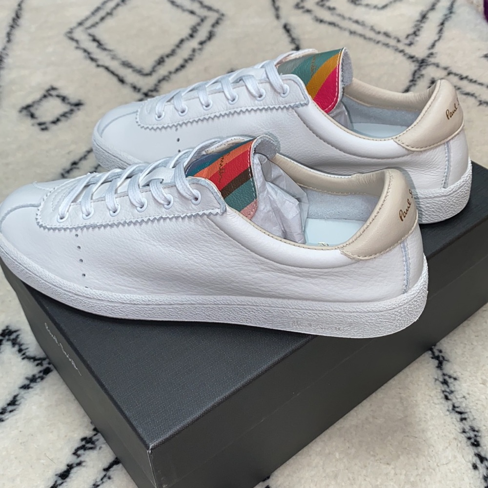 Paul Smith Women's White Leather 'Dusty, NIB Size Euro 38 - Picture 9 of 13